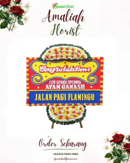 Sewa Papan Bunga Jiko Cobo